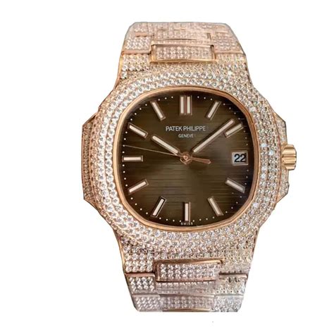 patek philippe nautilus iced out replica